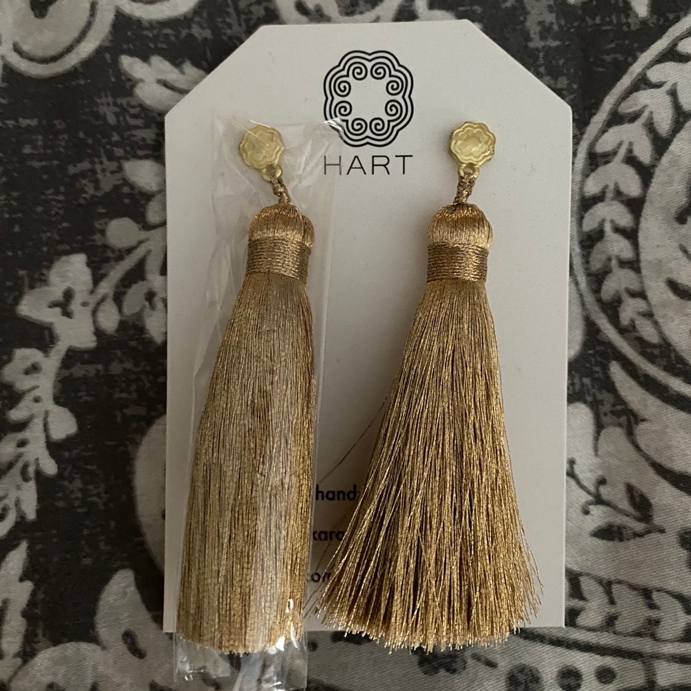 Hart tassel earrings